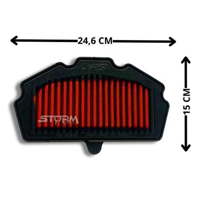 Filtro de Ar esportivo Moto Kawasaki ZX4R ZX 4R ano 2023 2024 nova