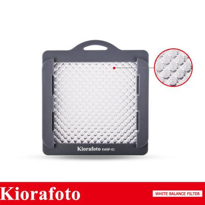 Imagem de Filtro de balanço de branco Kiorafoto KWBF-01 para lentes de até 82 mm