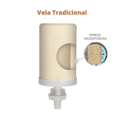 Imagem de Filtro de Barro para água Tradicional 4 Litros com 1 Vela e 1 Boia - São Pedro