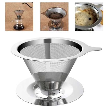 Imagem de Filtro de café inox sustentável e econômico