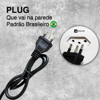 Imagem de Filtro de Linha 3 Tomadas Régua 110/220v Bivolt Universal C/ Protetor Descarga de Energia