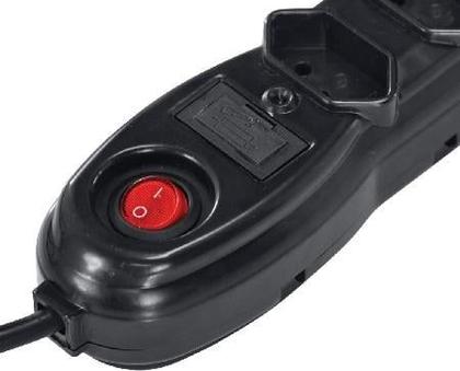 Imagem de Filtro De Linha 5 Tomadas Com Fusível E Chave Cabo Pp 3x0,75 0,75m Fl5t Pacote Plástico