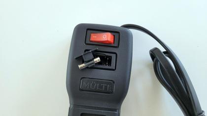 Imagem de Filtro de Linha 5 Tomadas NBR e 2 USB Fusível com cabo universal