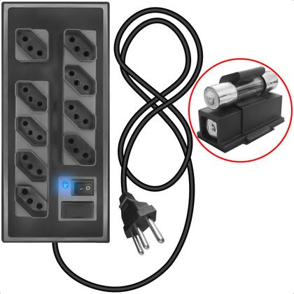 Imagem de Filtro de Linha Anti Chamas Com Chave On E Off Bivolt