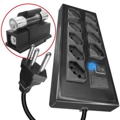 Imagem de Filtro de Linha Anti Chamas Com Chave On E Off Bivolt