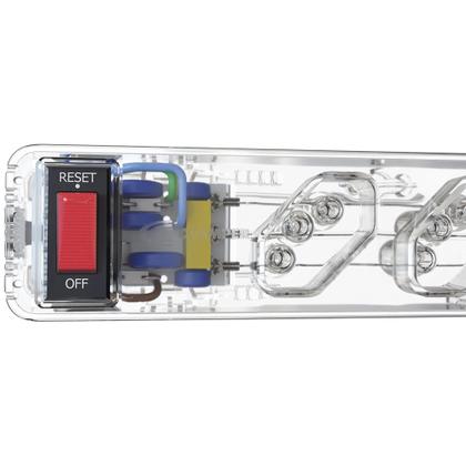 Imagem de Filtro De Linha Clamper DPS 3P Energia 5 Com Proteção Transparente - 84876
