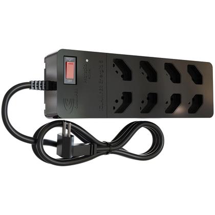 Imagem de Filtro de Linha com Proteção DPS 3P Energia 8 Clamper Preto