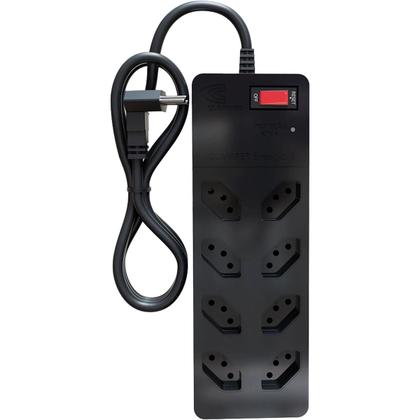 Imagem de Filtro de Linha com Proteção DPS 3P Energia 8 Clamper Preto