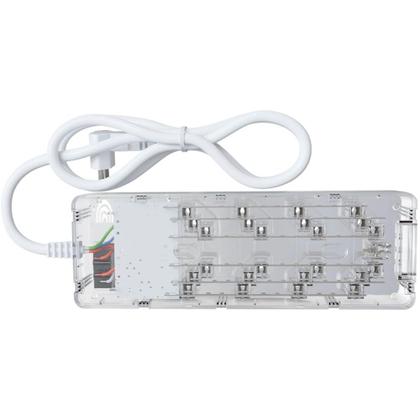 Imagem de Filtro de linha dps 3 pinos iclamper energia 8 tomadas transparente 026776