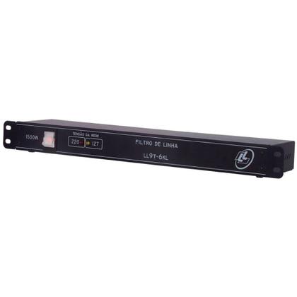 Imagem de Filtro De Linha Ll Audio 8 Tomadas Ll9t6kl Led
