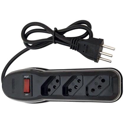 Imagem de Filtro de Linha Megatron Circuit Breaker 3 Tomadas Bivolt