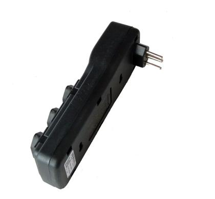 Imagem de Filtro de Linha Modelo Plug-in com 3 Tomada. Protege contra surtos com fusível de segurança