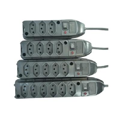 Imagem de Filtro de Linha Régua 3, 4, 5 e 6 Tomadas Tripolar 10A C/ Fusível Proteção P/ Tv Som Computador