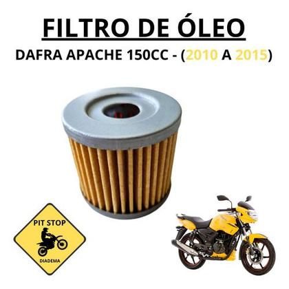 Imagem de Filtro De Oleo Dafra Apache 150cc - 2010 A 2015 - 5 Unidades