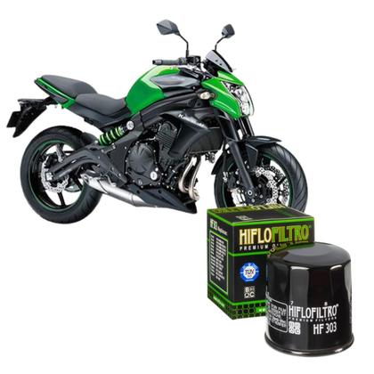 Imagem de Filtro de Óleo Hiflo HF303 Kawasaki Er6n Versys Vulcan Ninja 300 400 500 Z400 Z500 Z650 Z900 Z1000 Eliminator