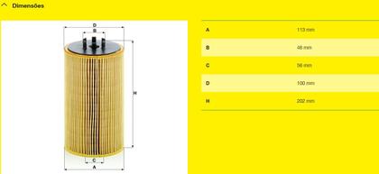 Imagem de Filtro de Óleo Mann - Filter - HU 13 125/3X / COM JUNTA