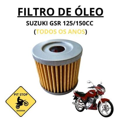 Imagem de Filtro De Oleo Suzuki Gsr 125/150cc - 2013 A 2016 - 05 Unid