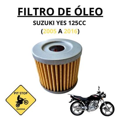 Imagem de Filtro De Oleo Suzuki Yes 125cc - 2005 A 2016 - 03 Unidades