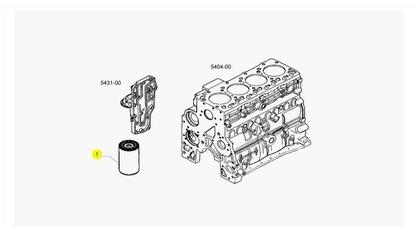 Imagem de Filtro de Óleo Tector e Vertis 503120785 Iveco