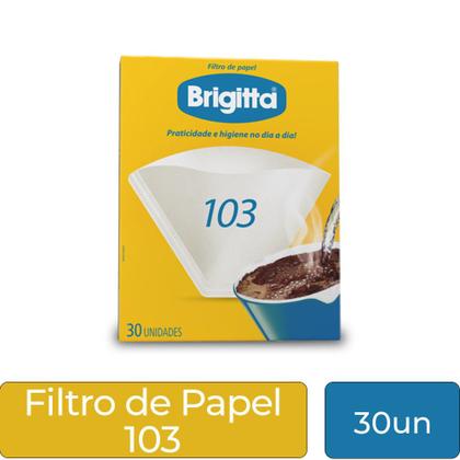 Imagem de Filtro de Papel Brigitta 102 Pacote com 30 Unidades