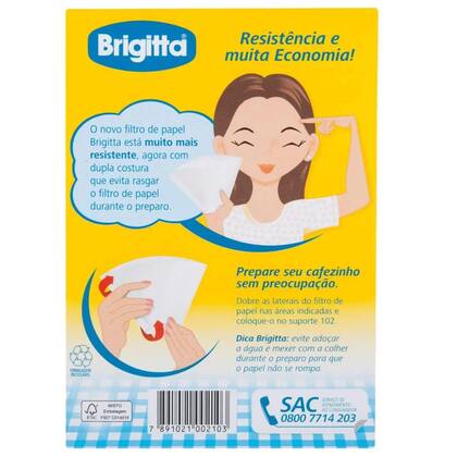 Imagem de Filtro de papel brigitta 30un 102