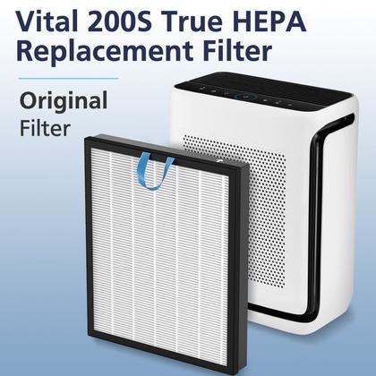 Imagem de Filtro de reposição Cabiclean Vital 200S para purificador de ar LEVOIT Vital 200S, pacote com 2