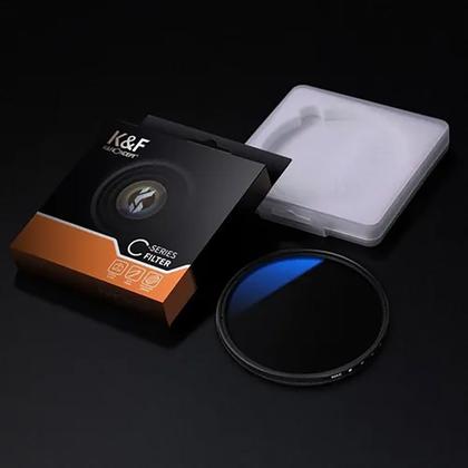 Imagem de Filtro Densidade Neutra Variável 58mm Nd2 A Nd400 Com Case