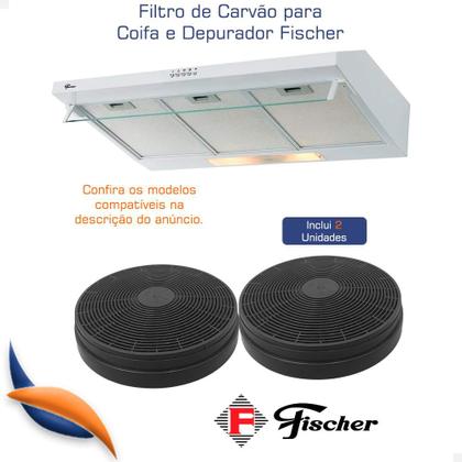 Imagem de Filtro Depurador Fischer Slim Carvão Ativado 6215 / 2 PÇS