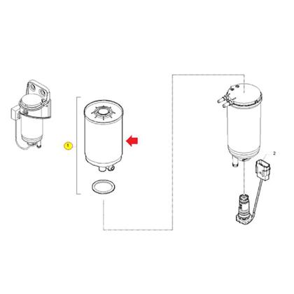 Imagem de Filtro Diesel Iveco Daily 70C16 70C17 35S14 2013 500054702