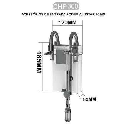 Imagem de Filtro externo mini canister 300 lh p aquários de até 75 lts