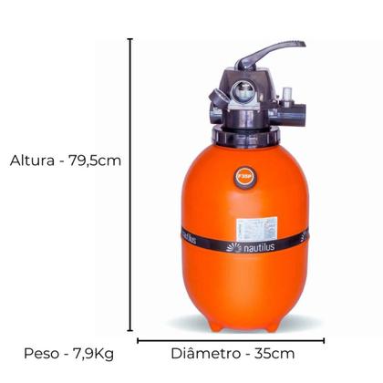 Imagem de Filtro F350P Nautilus - Piscinas Até 29.000 L