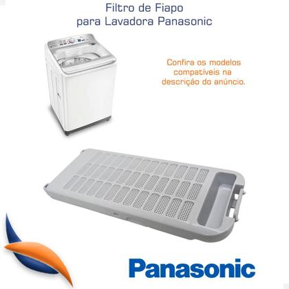 Imagem de Filtro Fiapo Lavadora Panasonic F120 F130 F140 Filtrolvca Pequeno / AWS022AC41C0-WJ1BE