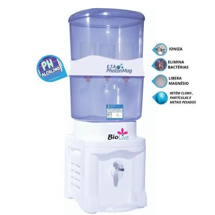Imagem de Filtro Ionizador Água Alcalina O Galão Com Base 3 Velas