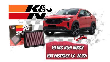 Imagem de Filtro k&n inbox fiat pulse 1.0 t 2021 em diante  fiat fastback 1.0 t 2022 em diante  fiat strada 1.0 t 2024 em diante ref. 33-3080