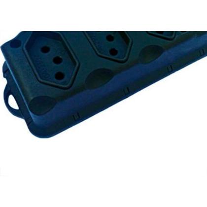 Imagem de Filtro Linha Asantos Plastico 3 Tomadas Bivolt Com Fusivel 3043