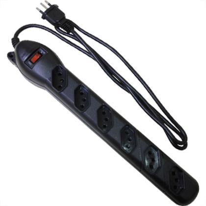Imagem de Filtro Linha Qualitronix 6 Tomada Bivolt Preto