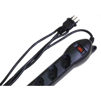Imagem de Filtro Linha Qualitronix 6 Tomada Bivolt Preto