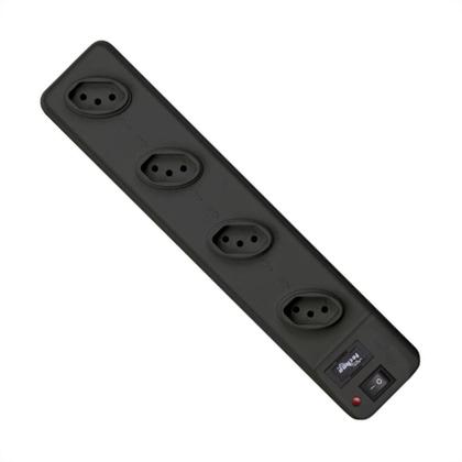Imagem de Filtro Linha Techna Plastico 4 Tomadas Distanciada Ftk-004