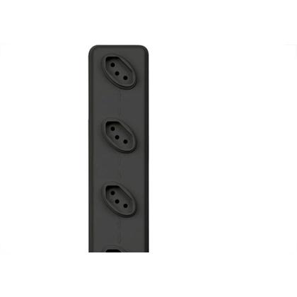 Imagem de Filtro Linha Techna Plastico 6 Tomadas Distanciada Ftk-006