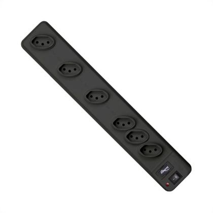 Imagem de Filtro Linha Techna Plastico 6 Tomadas Distanciada Ftk-006