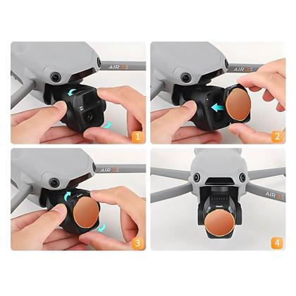 Imagem de Filtro ND32/PL para Drone DJI Air 3S - Sunnylife