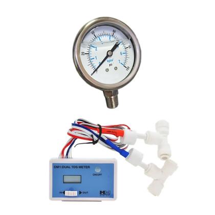 Imagem de Filtro Osmose Reversa Automatizado Completo TDS e Manômetro