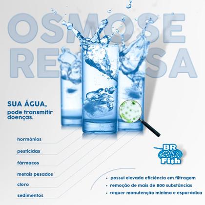Imagem de Filtro Osmose Reversa Automatizado Residencial 570L/dia
