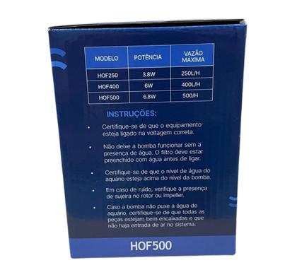 Imagem de Filtro Para Aquário Hang-on Hof-500 Aquaverso 500l/h 