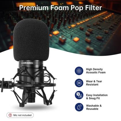 Imagem de Filtro POP/Windscreen PhantAccy para microfones Audio-Technica