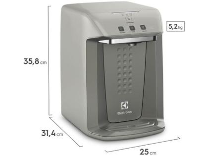 Imagem de Filtro Purificador Água Electrolux Pa26g Prata Cinza Bivolt