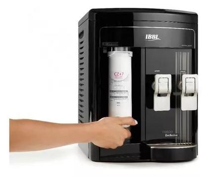 Imagem de Filtro Purificador Agua Gelada A Gas Compressor Preto 220v