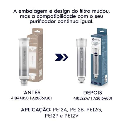 Imagem de Filtro/Refil Original de Água Acqua Pure para Purificador Electrolux PC02X/PE12A/PE12B/PE12G/PE12V/PE12P