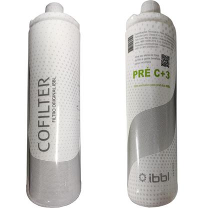 Imagem de Filtro Refil Original Pré C+3 Para Purificador De Água Ibbl