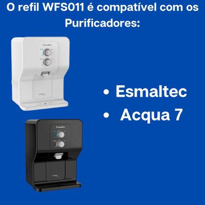Imagem de Filtro Refil para Purificador de Água Esmaltec Acqua 7 - WFS011